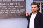 Jascha Heifetz memorial in Vilnius